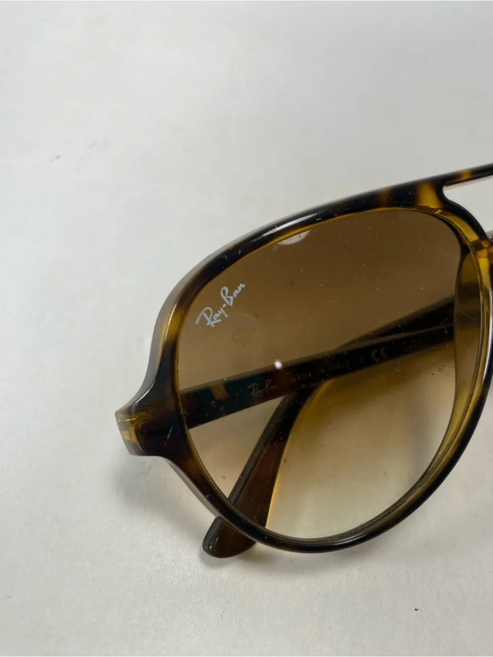 Ray-Ban Cats 5000 Sunglasses Lght Tortoise Frame Gradient Lenses